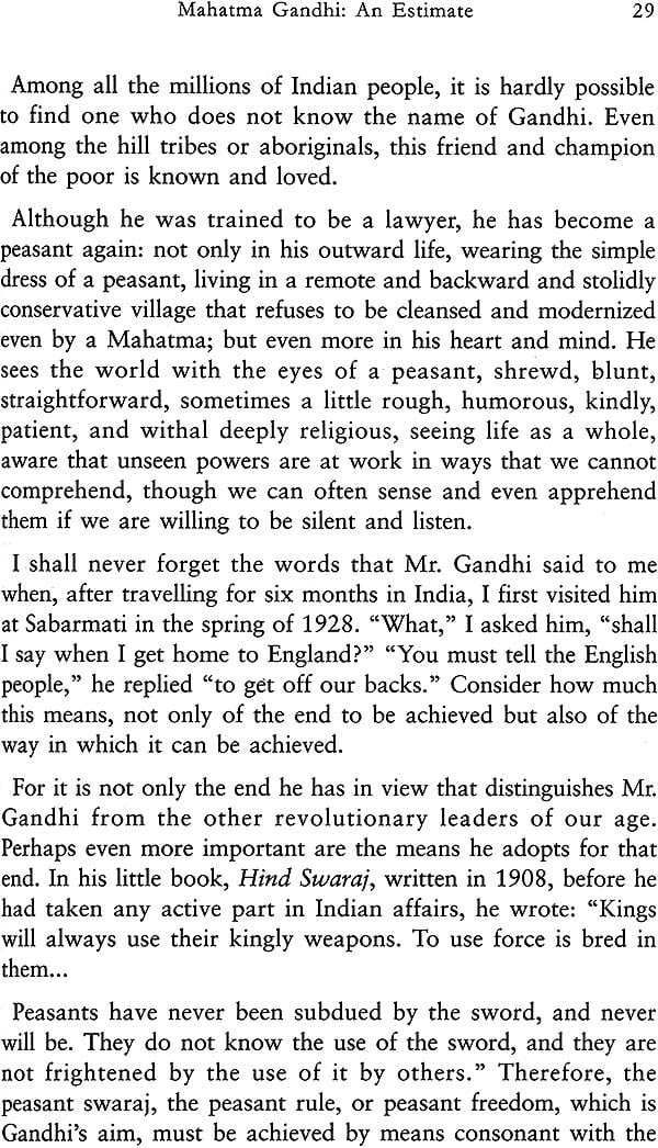 Ghandi essay