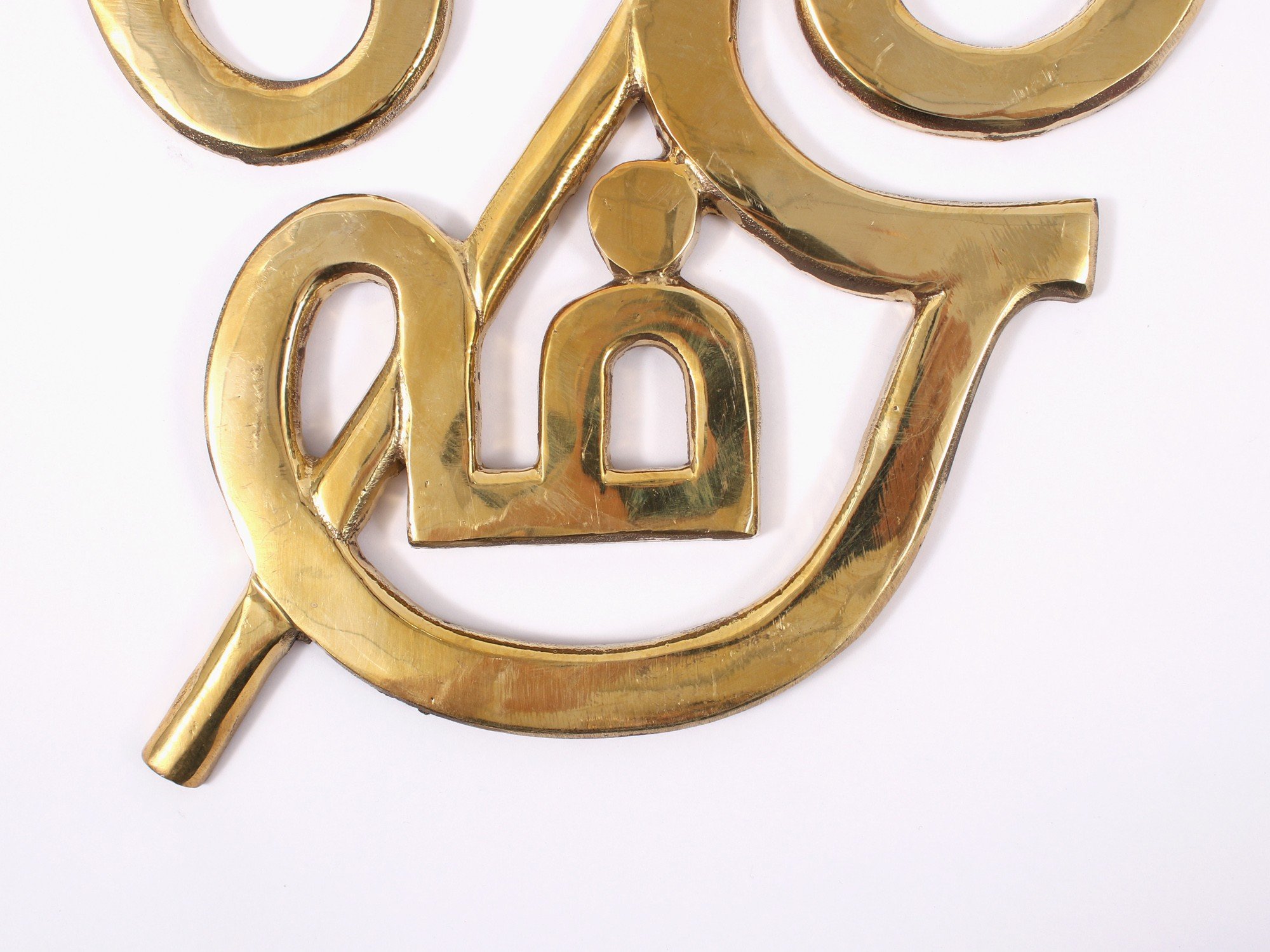 Brass Karttikeya Vel With Tamil Om Wall Decor Exotic India Art