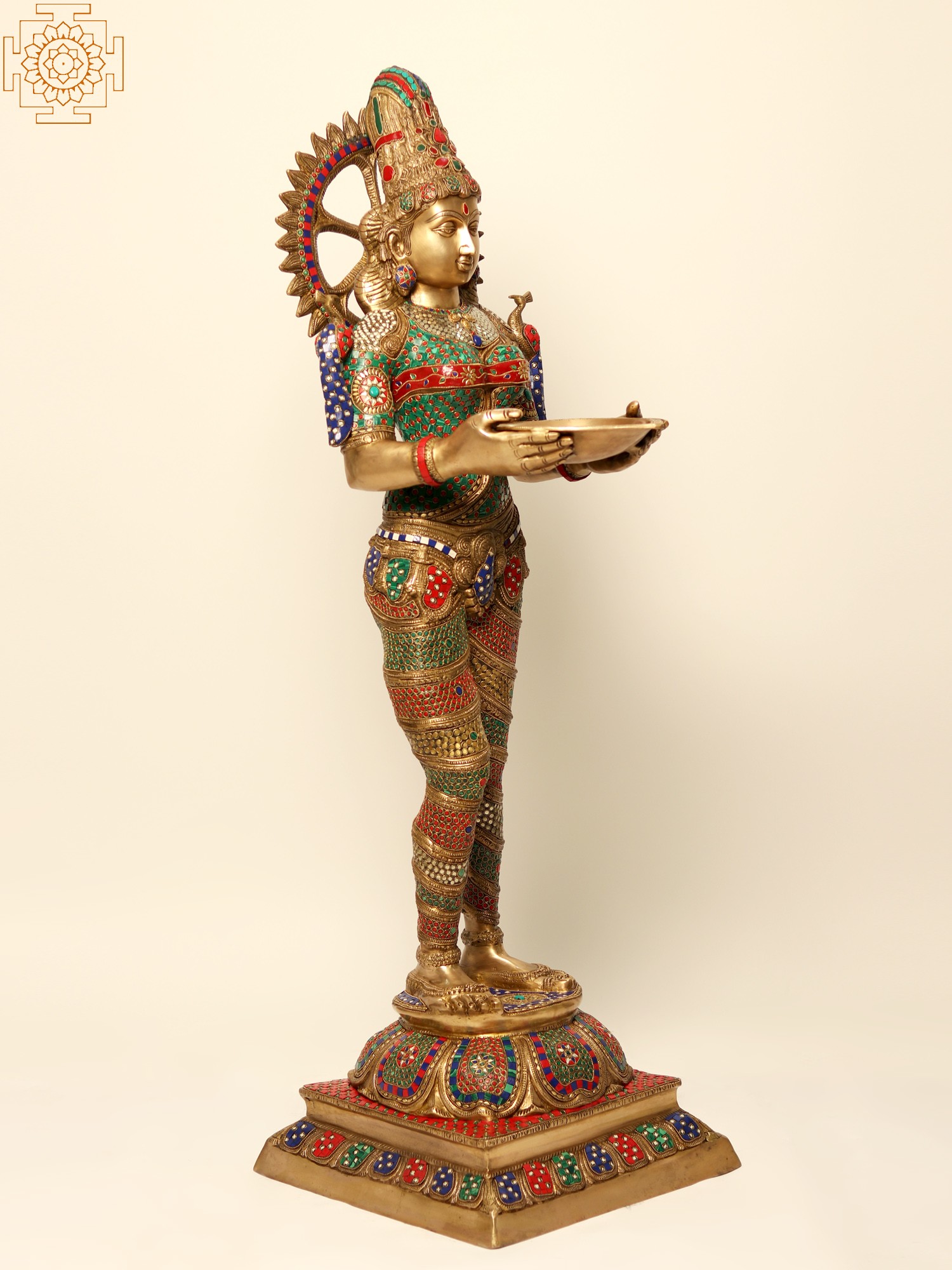 51 Large Size Deeplakshmi An Icon Of Auspiciousness Brass With