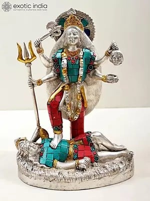 7 Mother Goddess Kali Idol In Brass Handmade Made In India