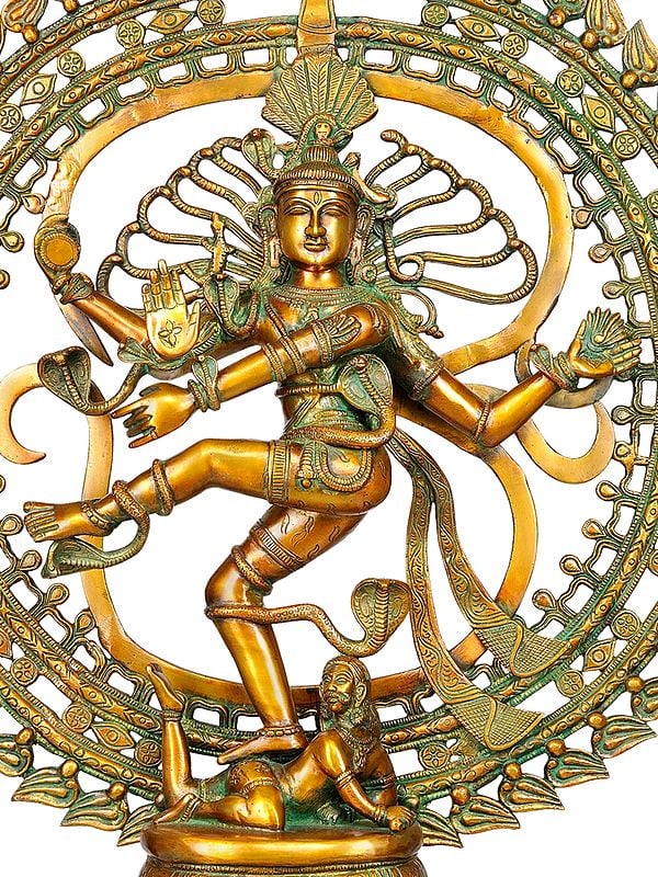 30 Large Size A Visual Representation Of Shabda Brahman In Brass