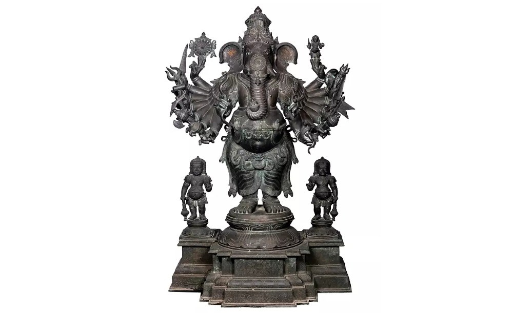 Veera Ganpati Panchaloha Bronze Statue