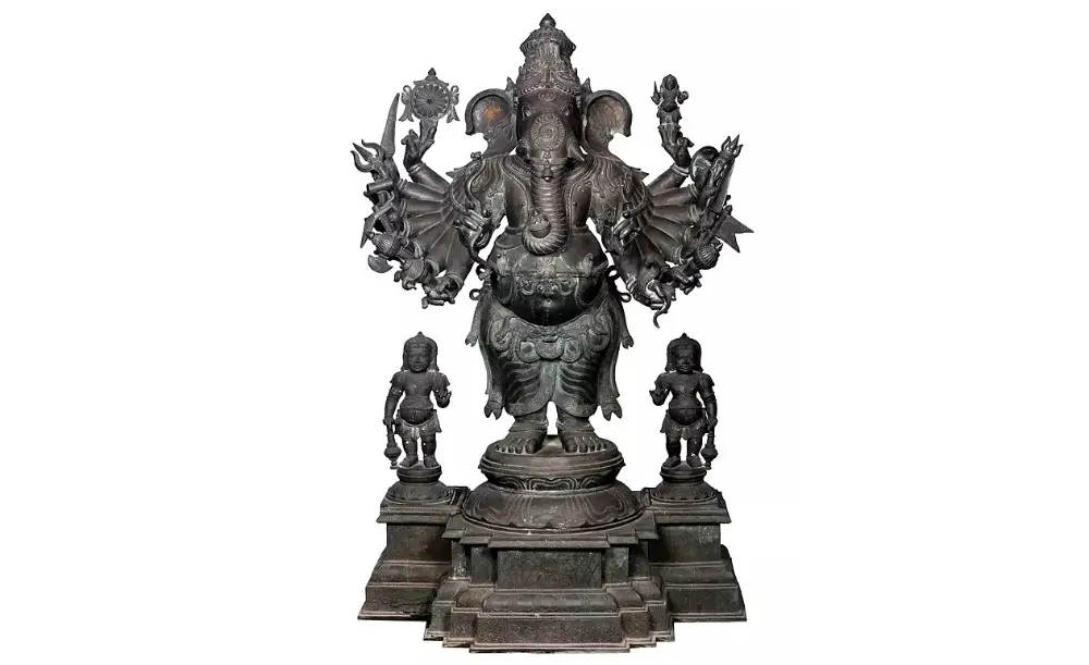 Veera Ganpati Panchaloha Bronze Statue