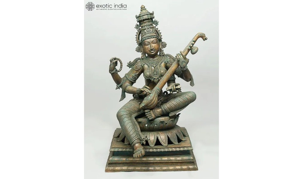 Four Armed Goddess Saraswati