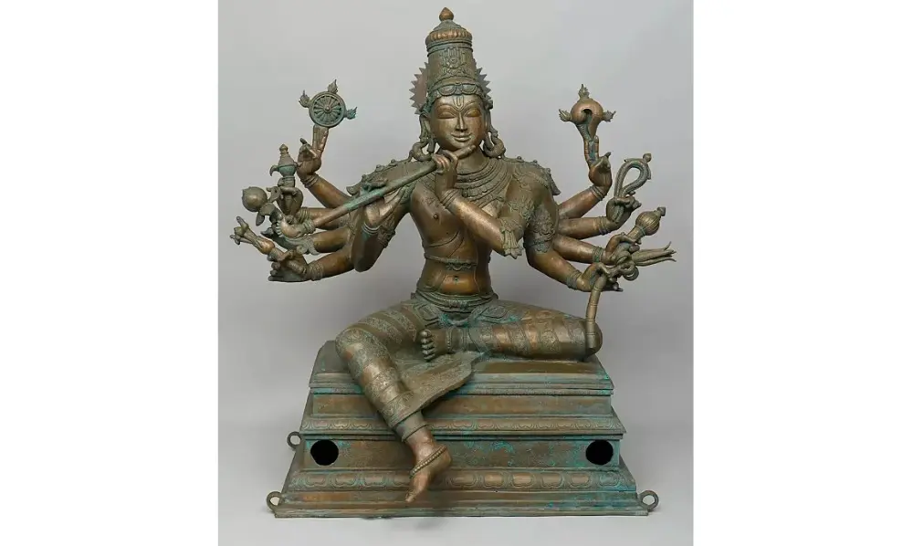 Krishna as Mahavishnu