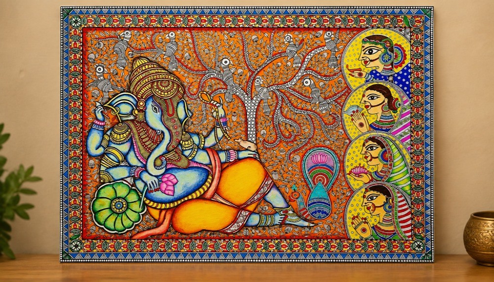 Vinayak Madhubani Painting
