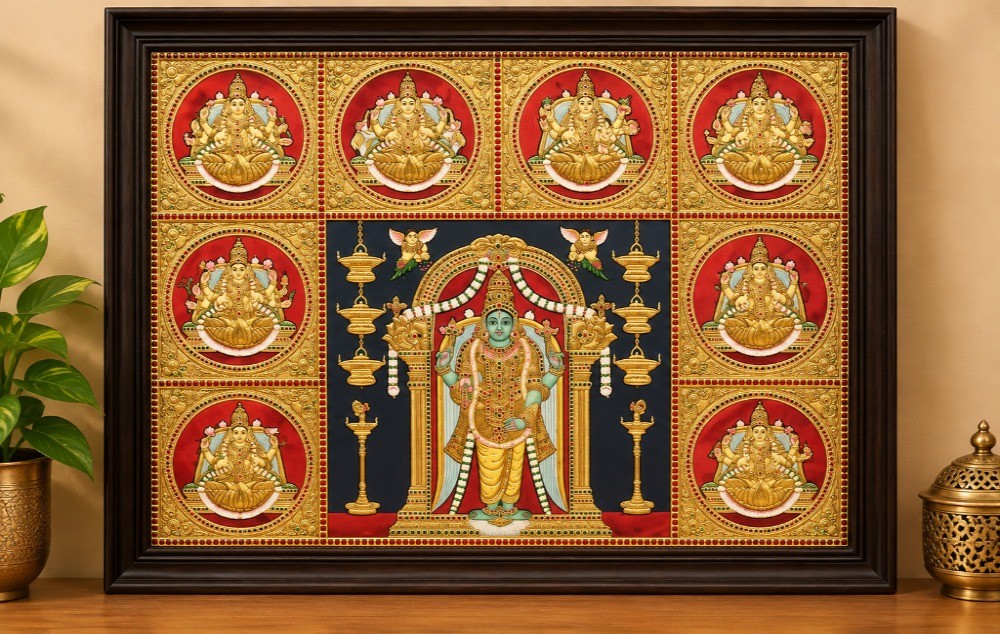 Ashtalakshmi Tanjore Painting