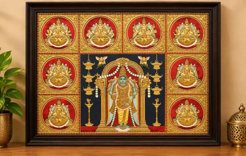 Ashtalakshmi Tanjore Painting