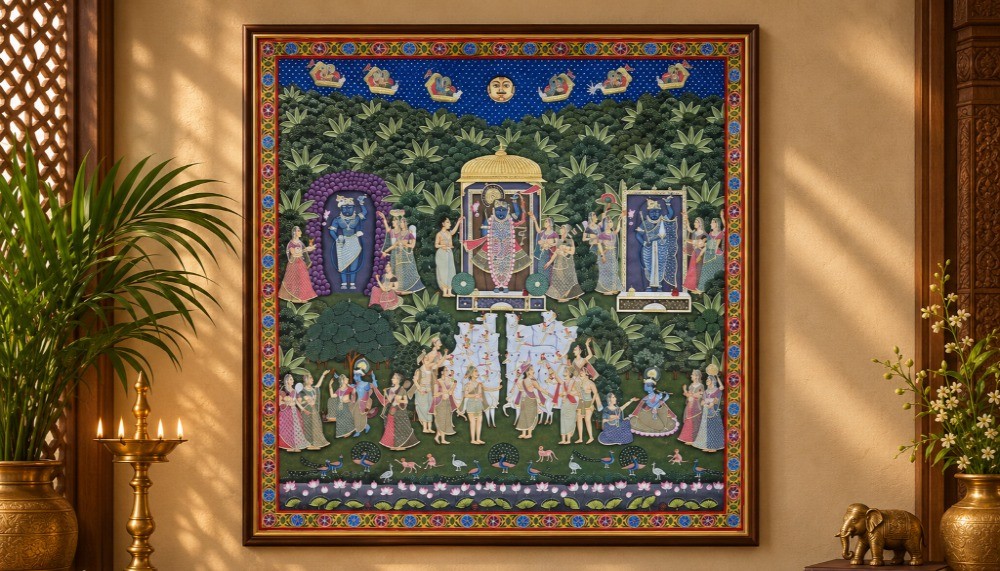 Shrinathiji Pichhawai Painting