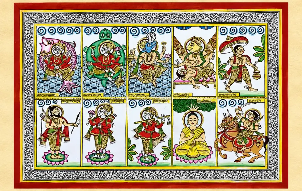 Dashavatara | Phad Painting