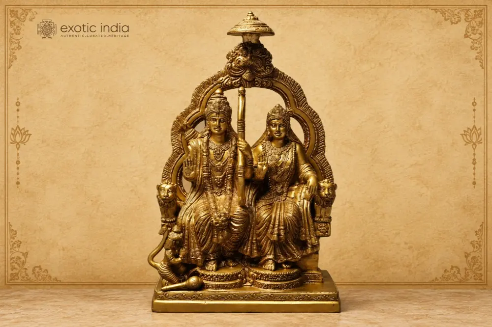 Ram Sita Brass Idol