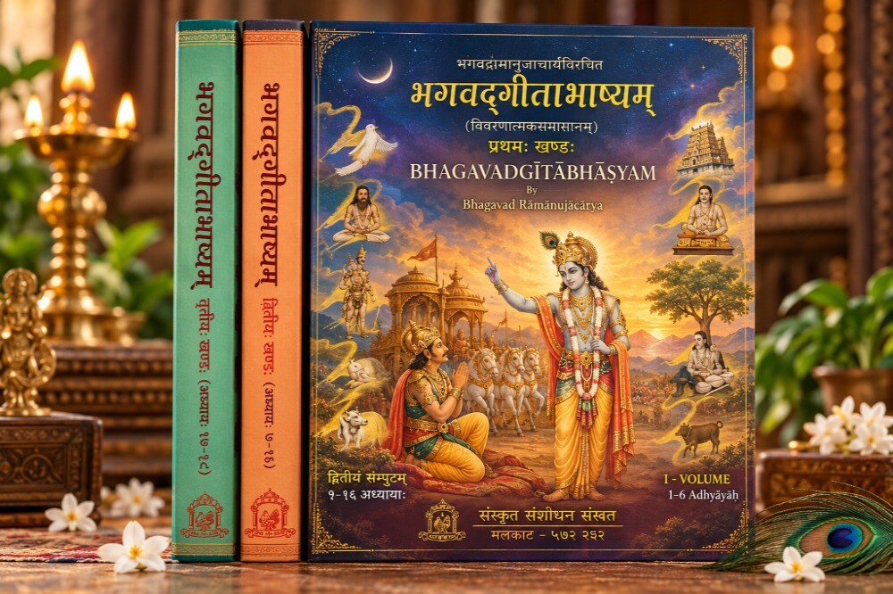Ramanuja's Commentary on the Gita with Explanation“ xss=