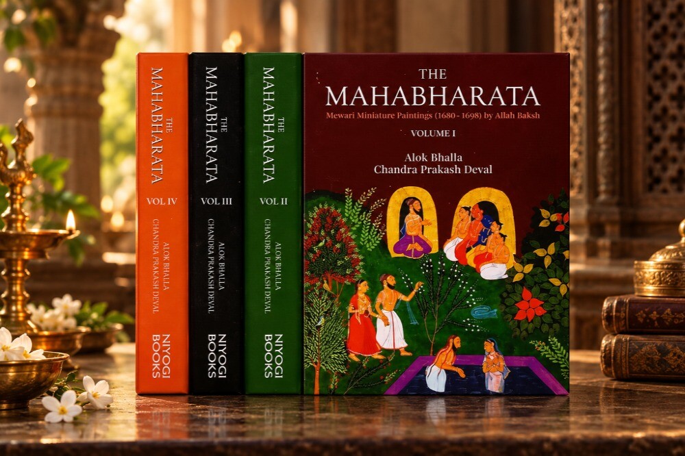 The Mahabharata: Mewari Miniature Paintings“ xss=