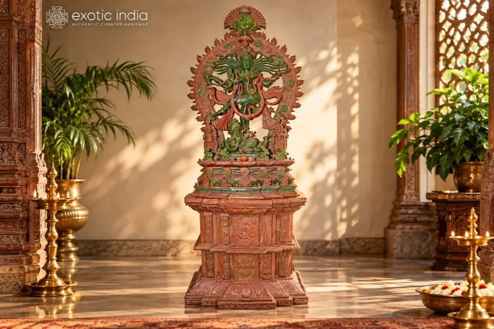 Nataraja Odisha Stone Statue with Base“ xss=