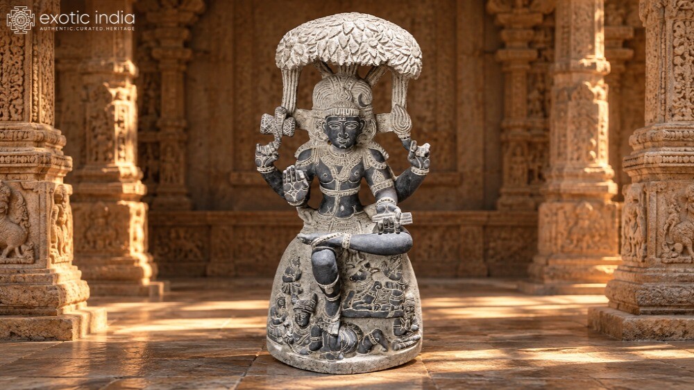 Granite Statue: Dakshinamurti Shiva