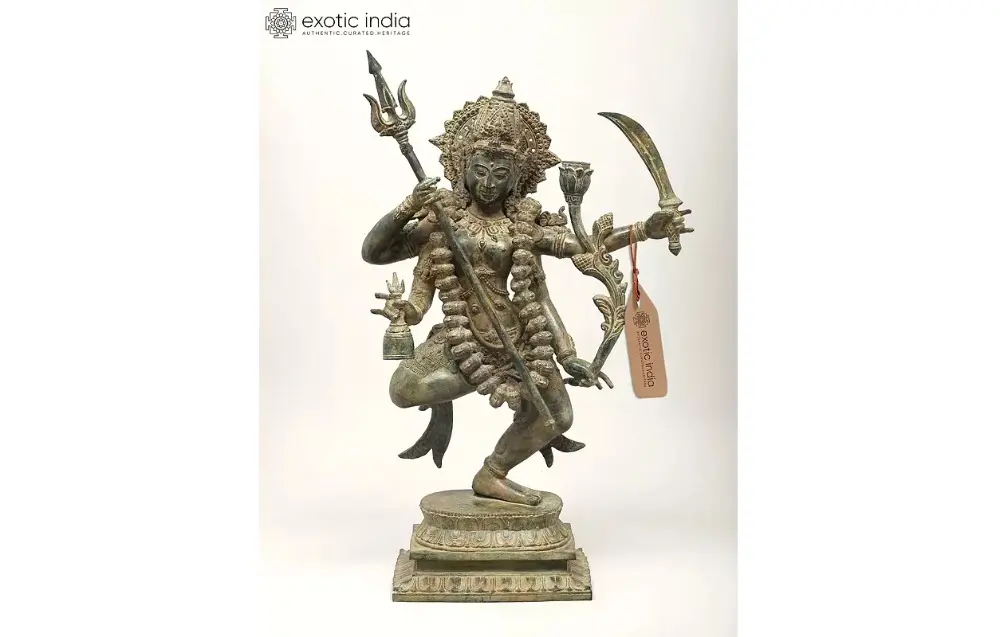 Dancing Goddess Kali Sculpture from Indonesia“ xss=