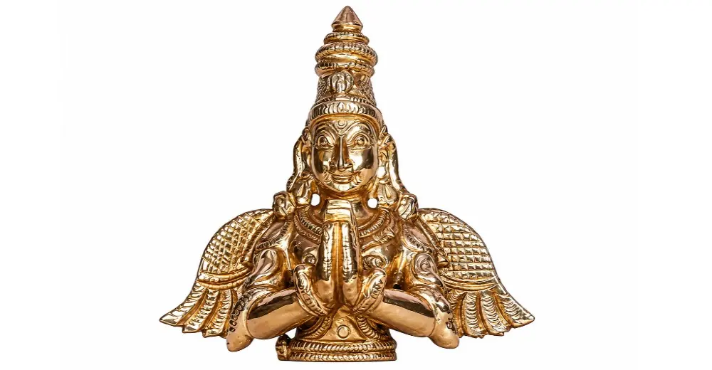 Small Lord Garuda Bronze Statue