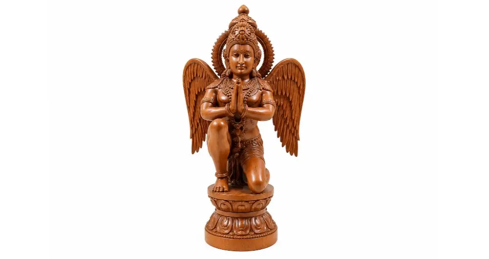 Superfine Garuda in Namaskaram Mudra