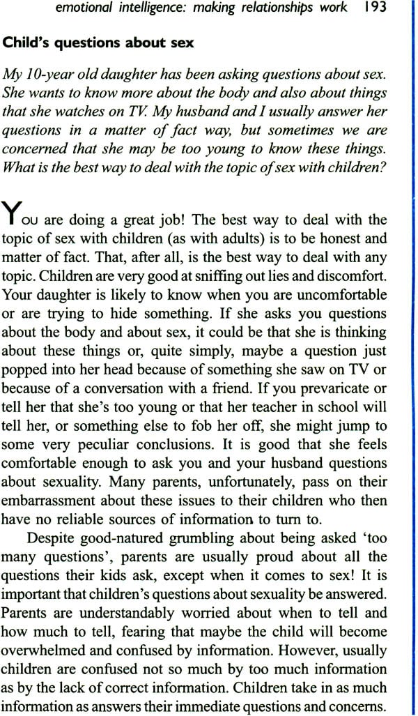 Questions and answers children ask about sex english edition