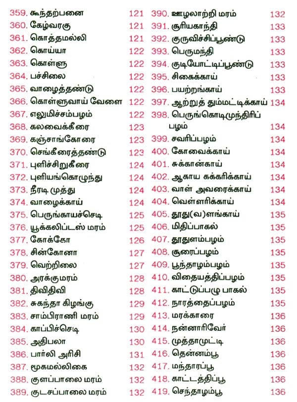 The Uses Of Five Hundred Medicinal Herbs (tamil)