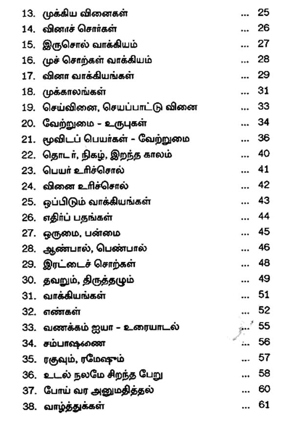 Learn Telugu Through Tamil