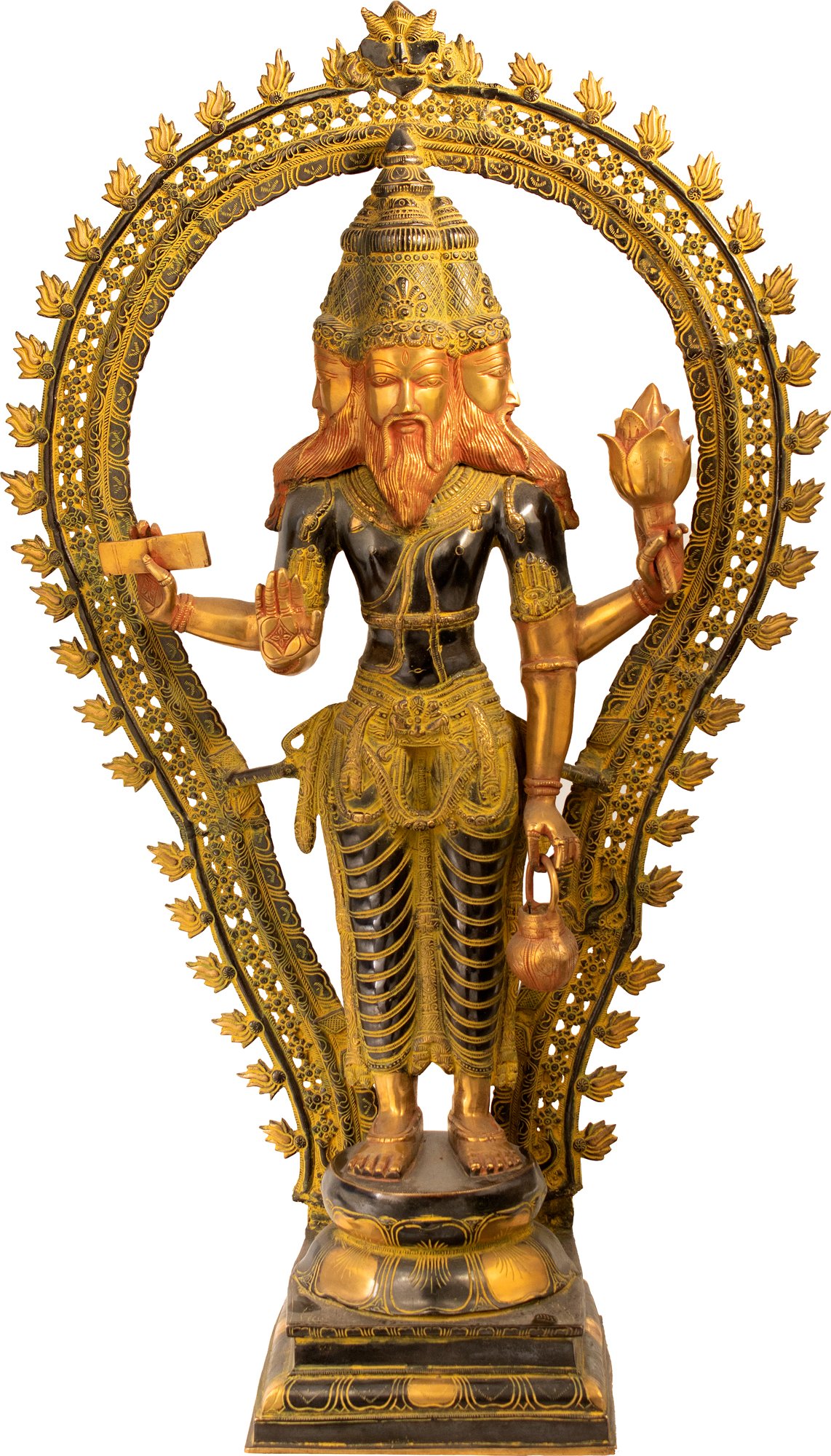 Brahma, One of the Trimurti – The Three-Aspected Supreme (Large Size)