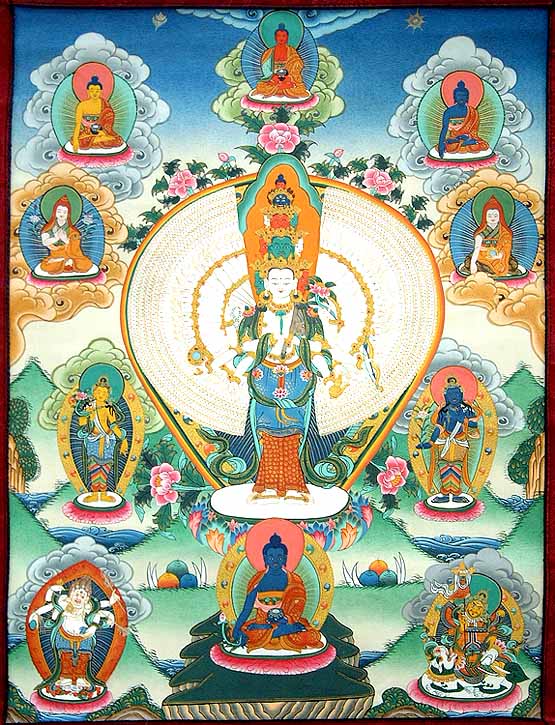 Eleven Headed Thousand Armed Avalokiteshvara