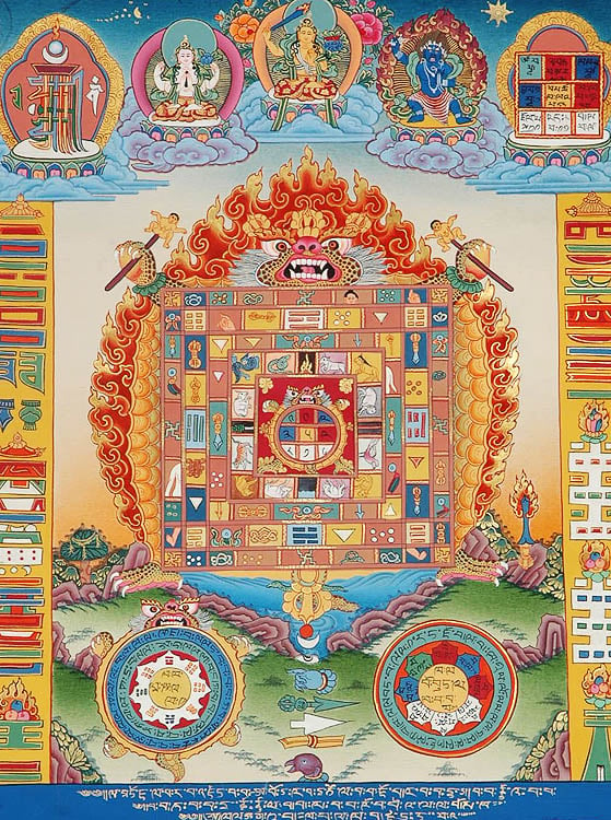 Tibetan Astrological Diagram