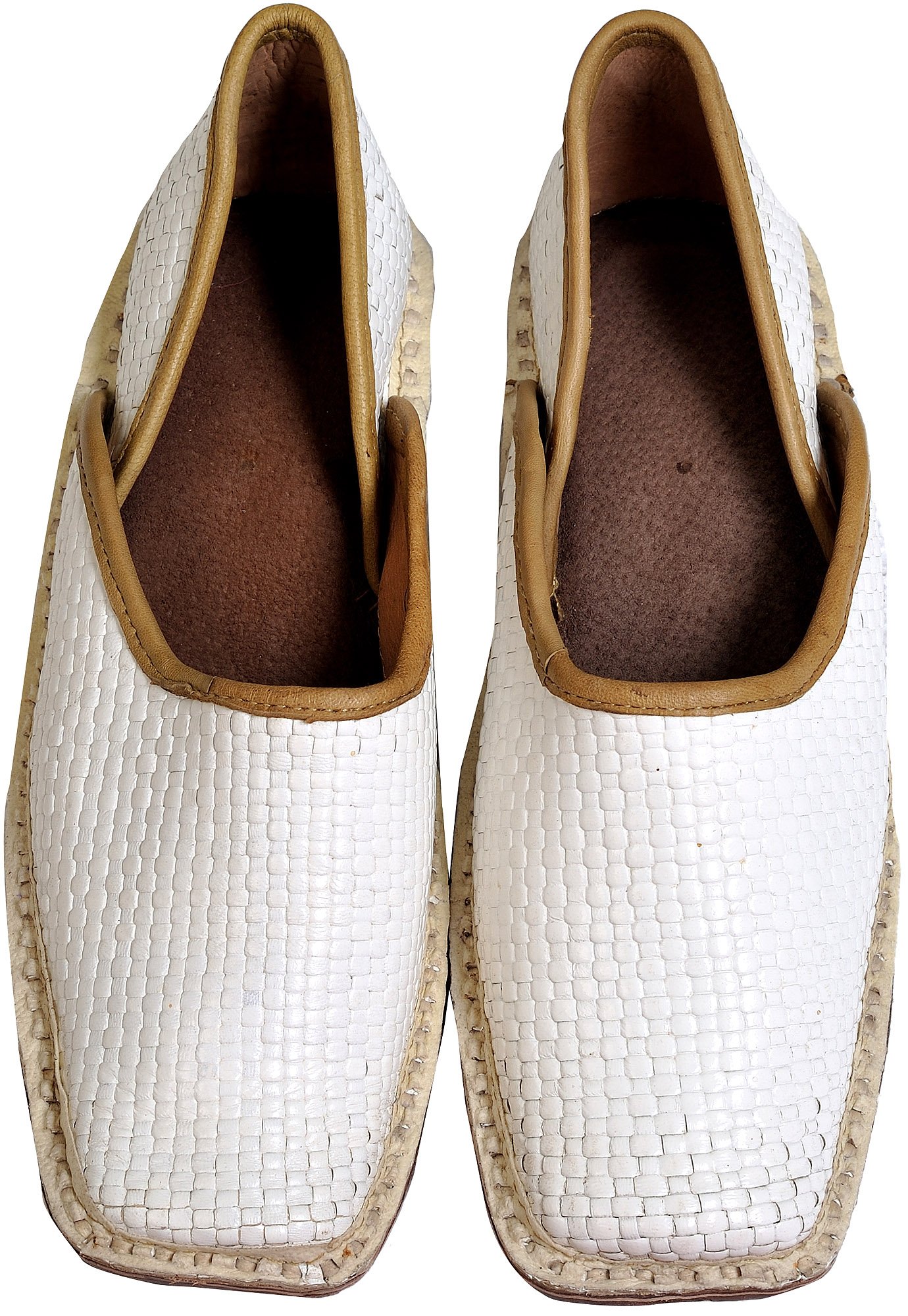 SlipOn White Matted Shoes for Men
