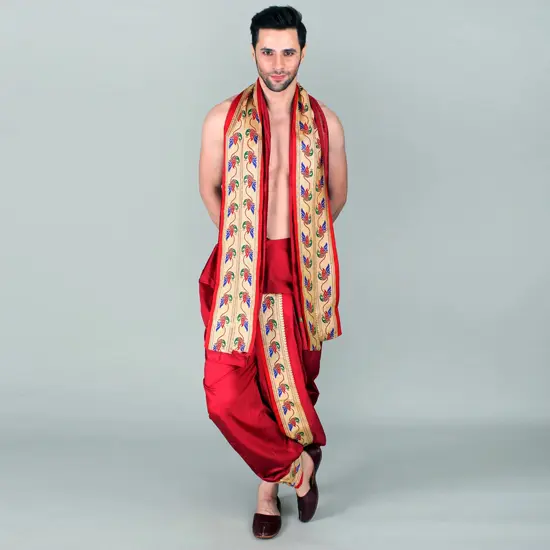 How To Wear A Dhoti?