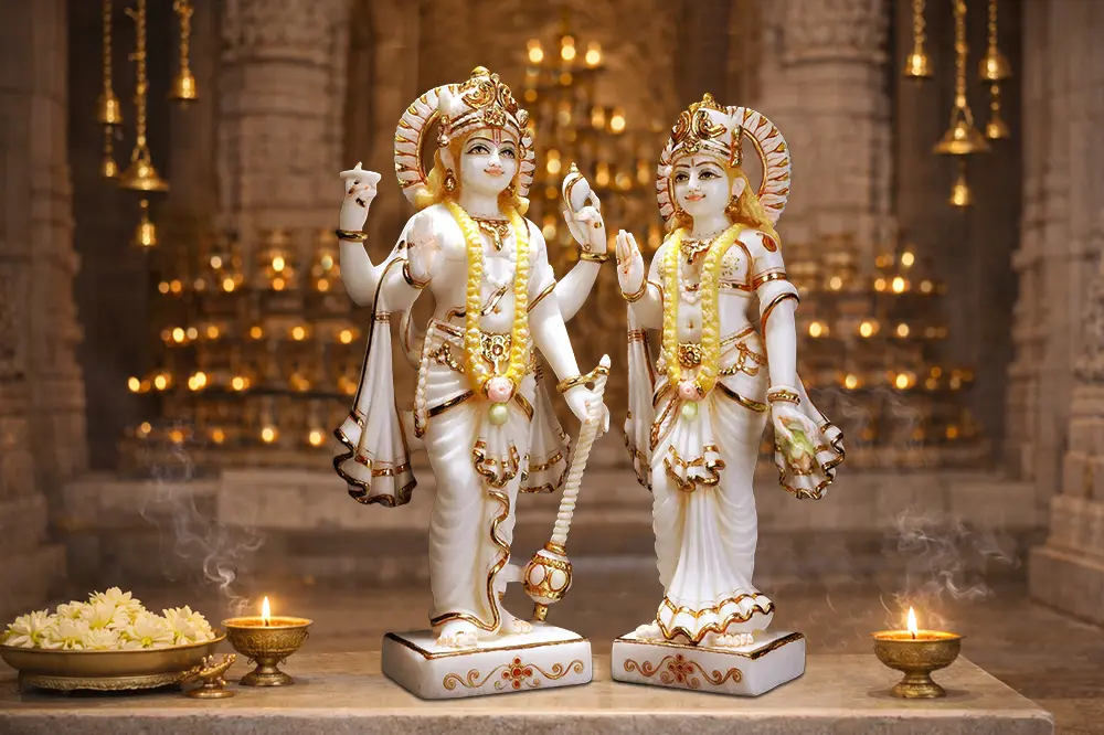 Marriage Story of Lord Vishnu and Goddess Lakshmi