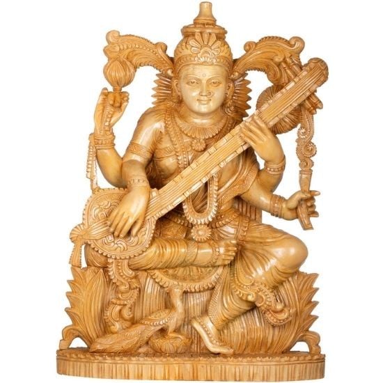 The Goddess Saraswati, Patron of Knowledge and Arts