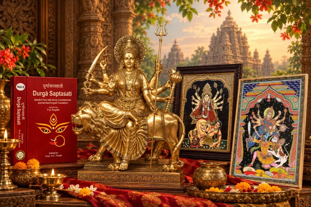 Goddess Durga in Indian Art: Forms, Symbolism, Statues, Paintings & More