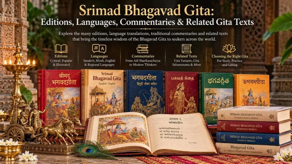 Srimad Bhagavad Gita: Editions, Languages, Commentaries & Related Gita Texts