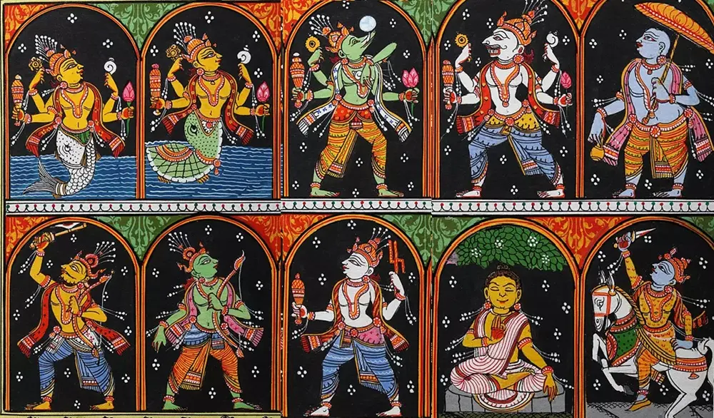 The 10 Avatars (Incarnation) of Vishnu - Dashavatara Stories and Meaning