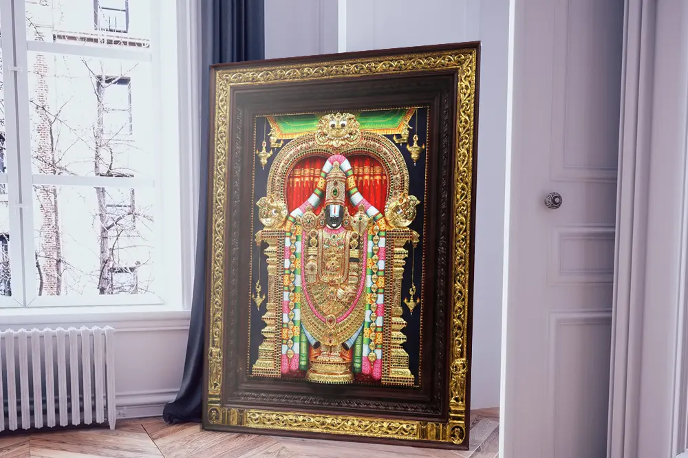 How are Tanjore paintings made: Gold, Gods, and Greatness