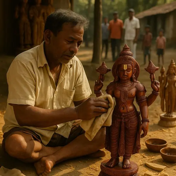 Thammampatti Wooden Statues: From Forest to Foyer