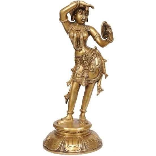 Celestial Beauty Captured in Brass: Apsaras in Mythology