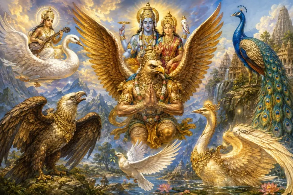 Divine Birds in Hindu Scriptures: Garuda, Jatayu & Other Legendary Sacred Birds