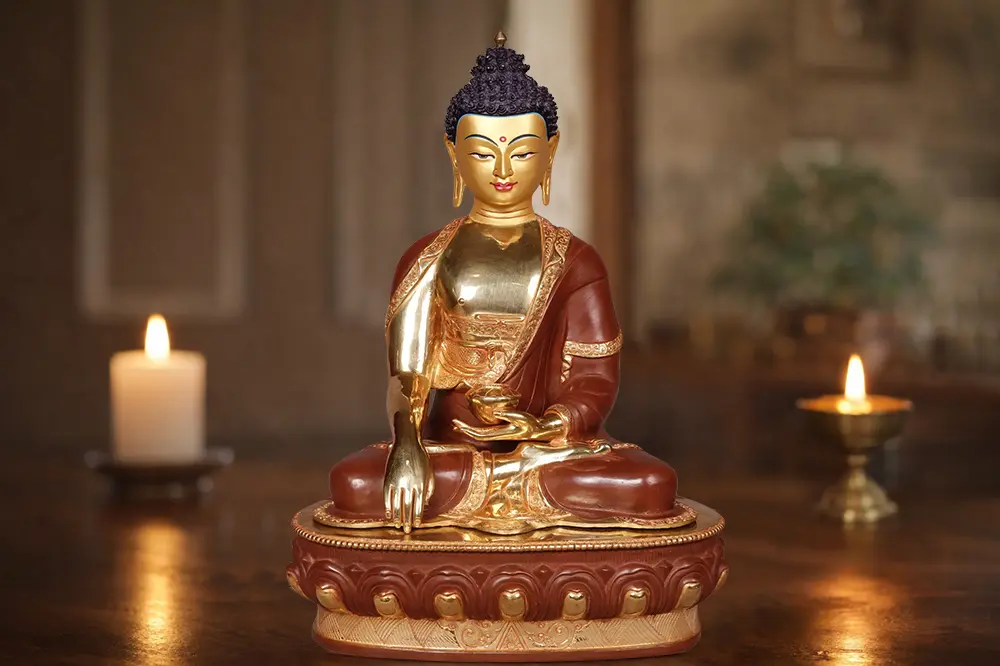 Which form of the Buddha is Associated with his Enlightenment?