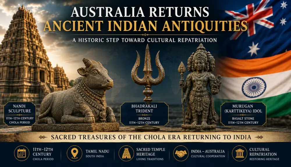 Australia Returns Chola-Era Indian Antiquities: Why Cultural Repatriation Matters