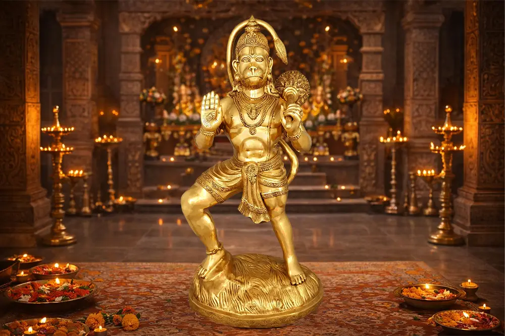 Can we keep Hanuman Brass idol at Home?