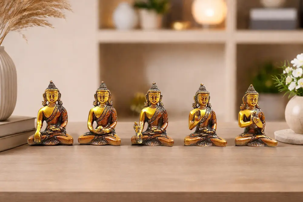 The Five Meditating Buddhas - An Enquiry into Spiritual Aesthetics of Dhyani Buddha