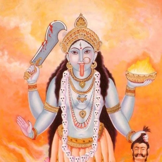 Mother Goddess as Kali - The Feminine Force in Indian Art