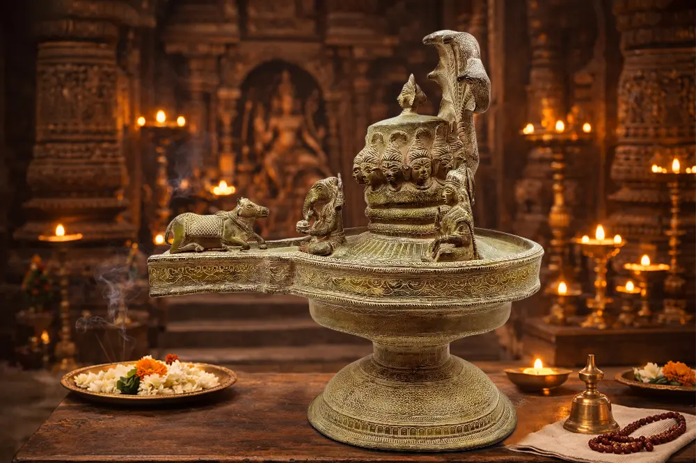 The Shiva Linga – A Symbol of Satya (Truth), Jnana (Knowledge), and Ananta (Infinity)