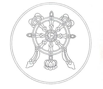 The Eight-Spoked Dharma Wheel