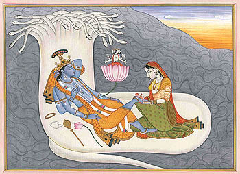 Shri Narayana Vishnu in Yoga Nidra