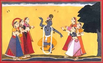 Singing and Dancing with Krishna
