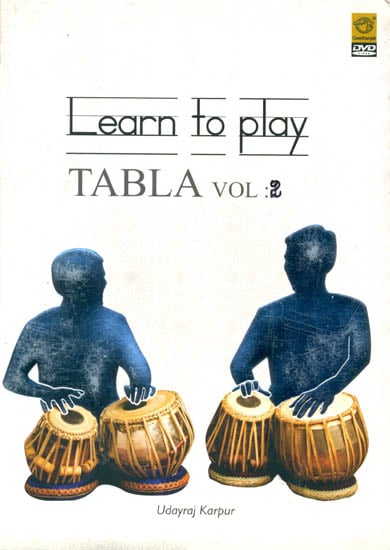 Learn To Play Tabla (Vol. 2) (DVD) | Exotic India Art