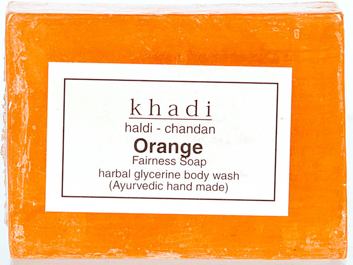 Khadi HaldiChandan Orange Fairness Soap Herbal Glycerine Body Wash